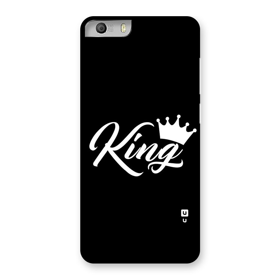 King Crown Typography Back Case for Micromax Canvas Knight 2