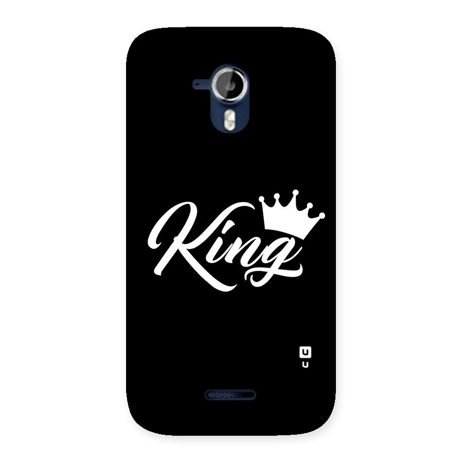 King Crown Typography Back Case for Micromax Canvas Magnus A117