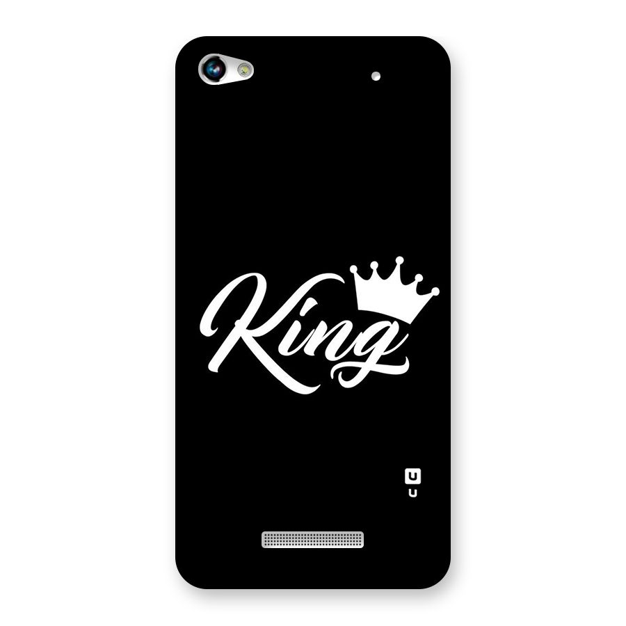 King Crown Typography Back Case for Micromax Hue 2