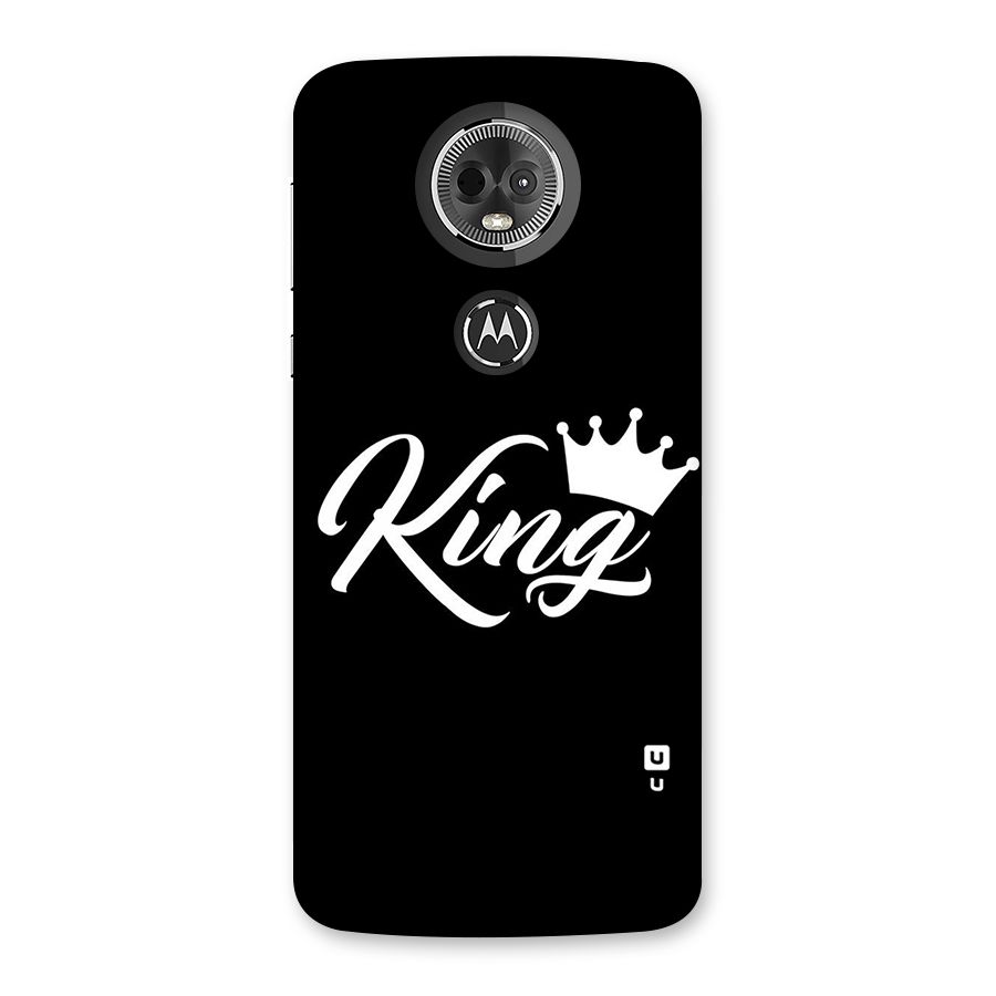 King Crown Typography Back Case for Moto E5 Plus