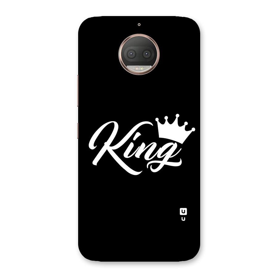 King Crown Typography Back Case for Moto G5s Plus