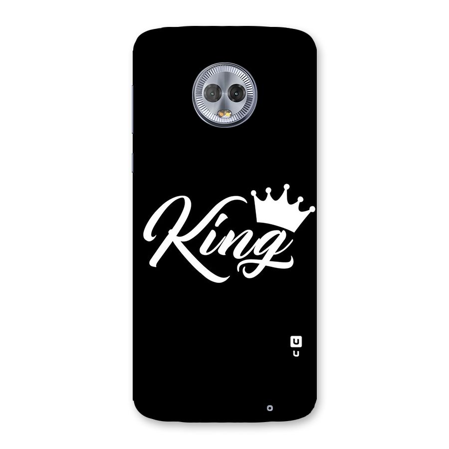 King Crown Typography Back Case for Moto G6 Plus