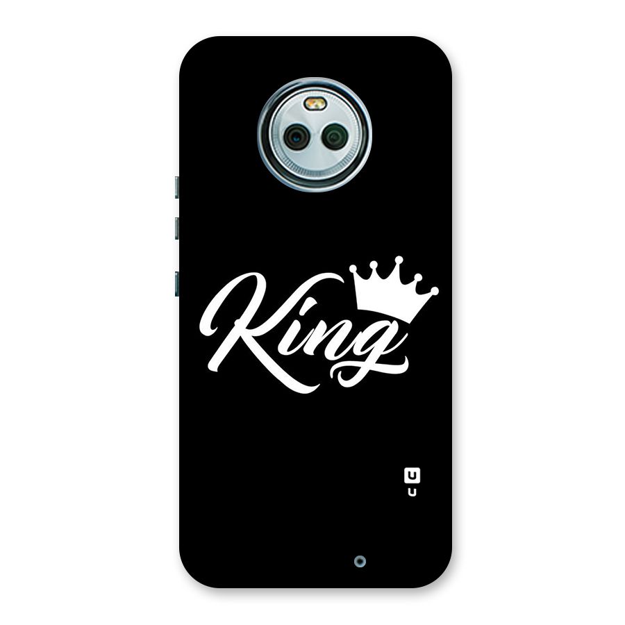 King Crown Typography Back Case for Moto X4