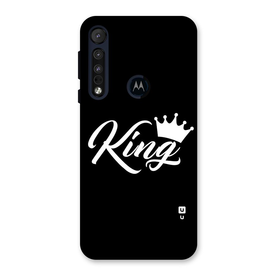 King Crown Typography Back Case for Motorola One Macro