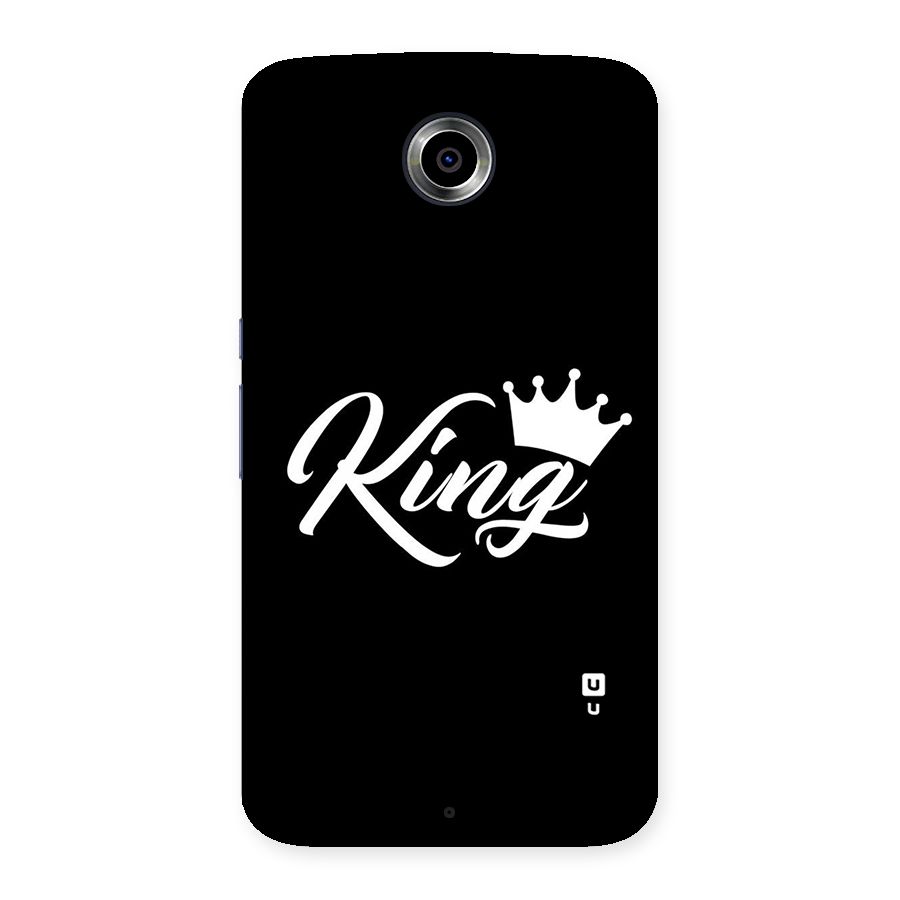 King Crown Typography Back Case for Nexsus 6
