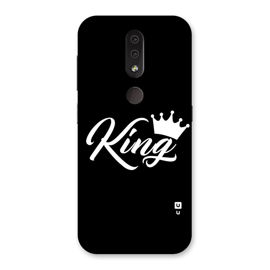 King Crown Typography Back Case for Nokia 4.2