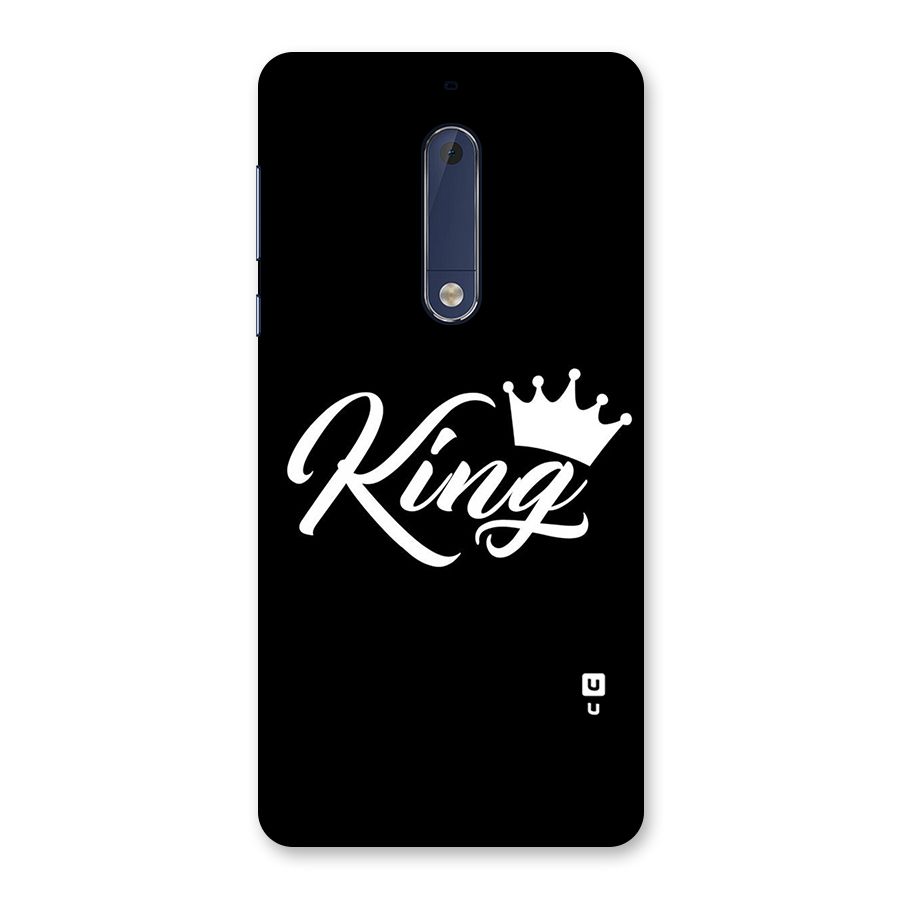 King Crown Typography Back Case for Nokia 5
