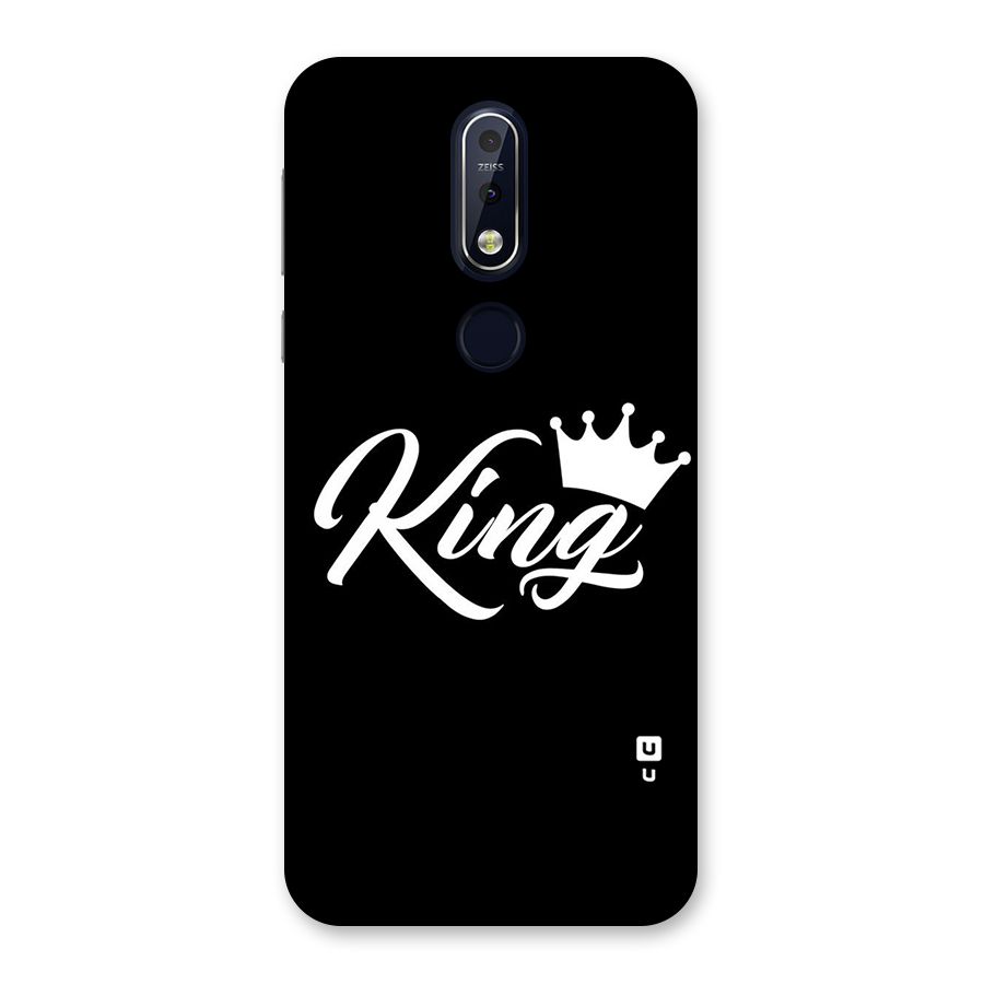 King Crown Typography Back Case for Nokia 7.1