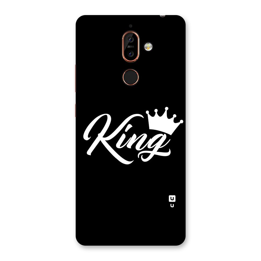 King Crown Typography Back Case for Nokia 7 Plus
