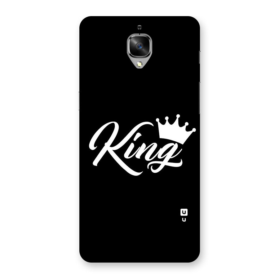 King Crown Typography Back Case for OnePlus 3T
