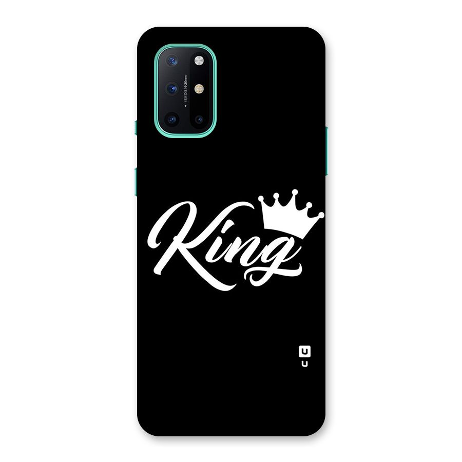 King Crown Typography Back Case for OnePlus 8T
