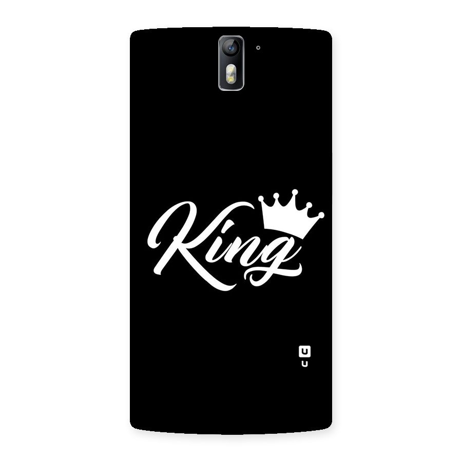 King Crown Typography Back Case for One Plus One