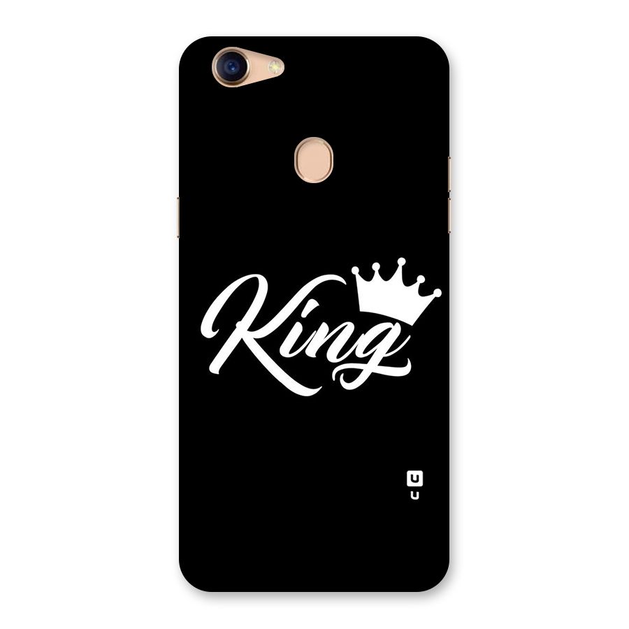 King Crown Typography Back Case for Oppo F5 Youth
