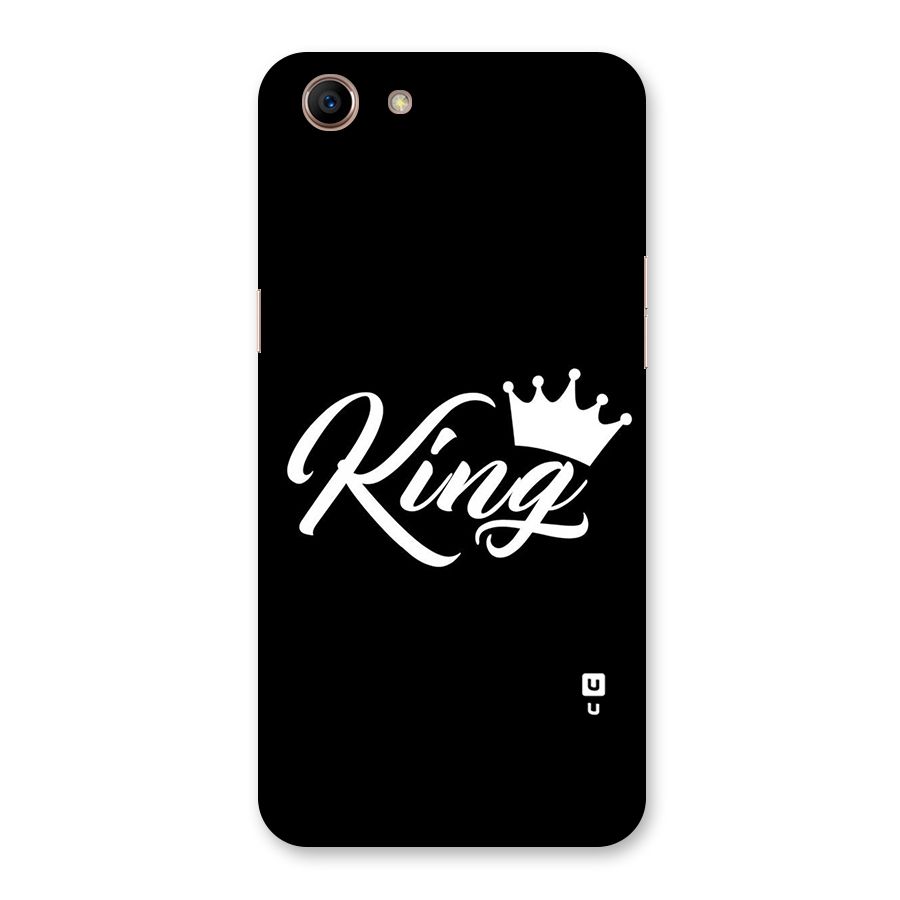 King Crown Typography Back Case for Oppo A83 (2018)