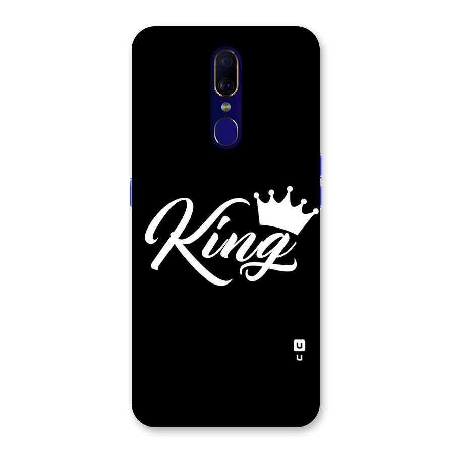 King Crown Typography Back Case for Oppo F11