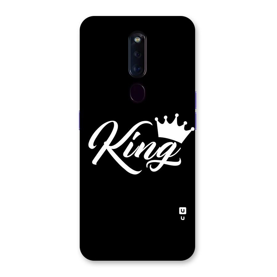 King Crown Typography Back Case for Oppo F11 Pro