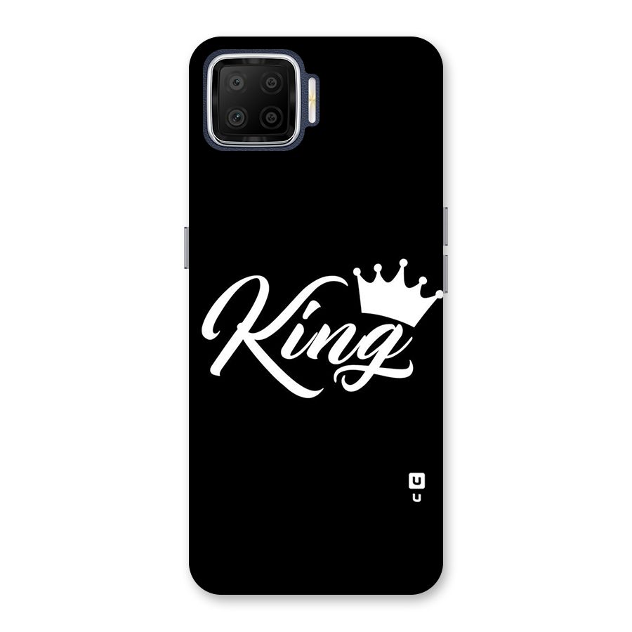 King Crown Typography Back Case for Oppo F17