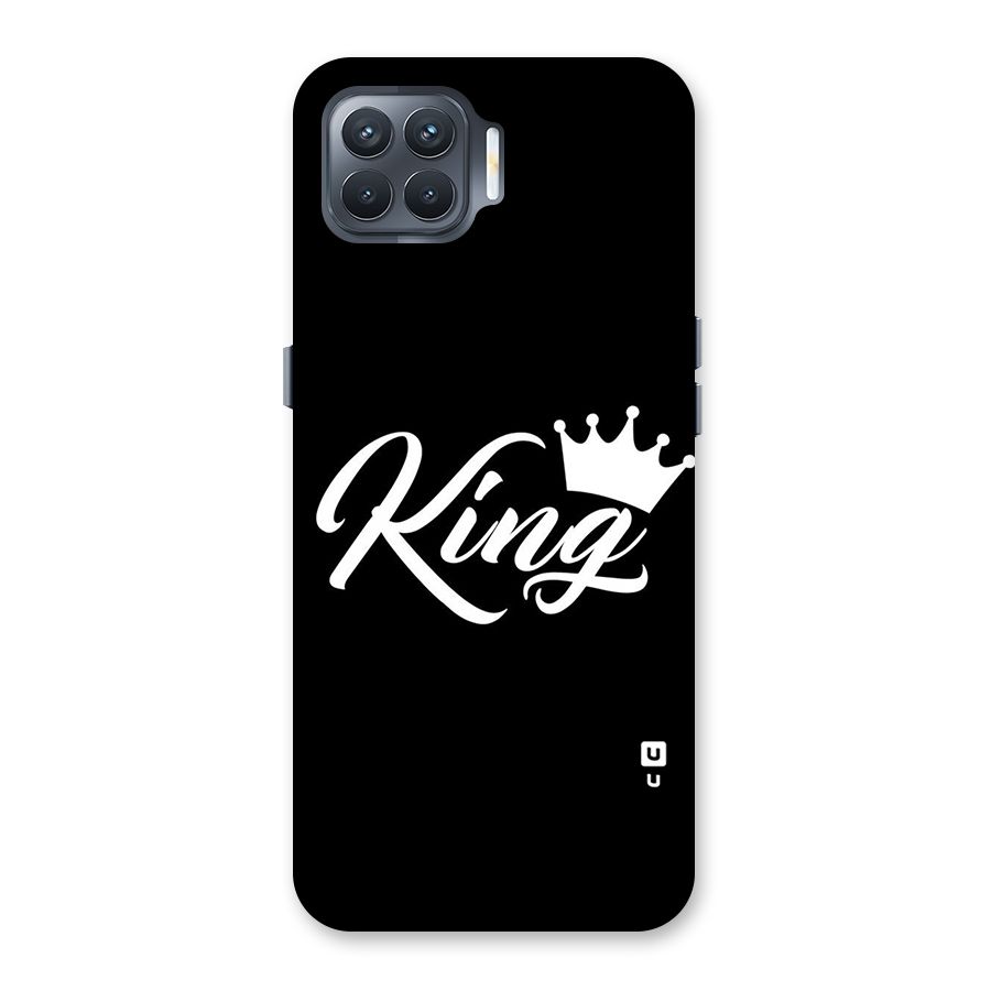King Crown Typography Back Case for Oppo F17 Pro
