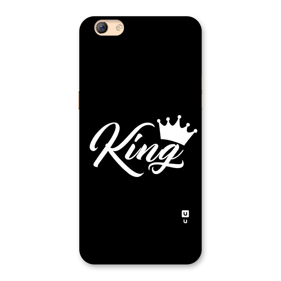 King Crown Typography Back Case for Oppo F3 Plus