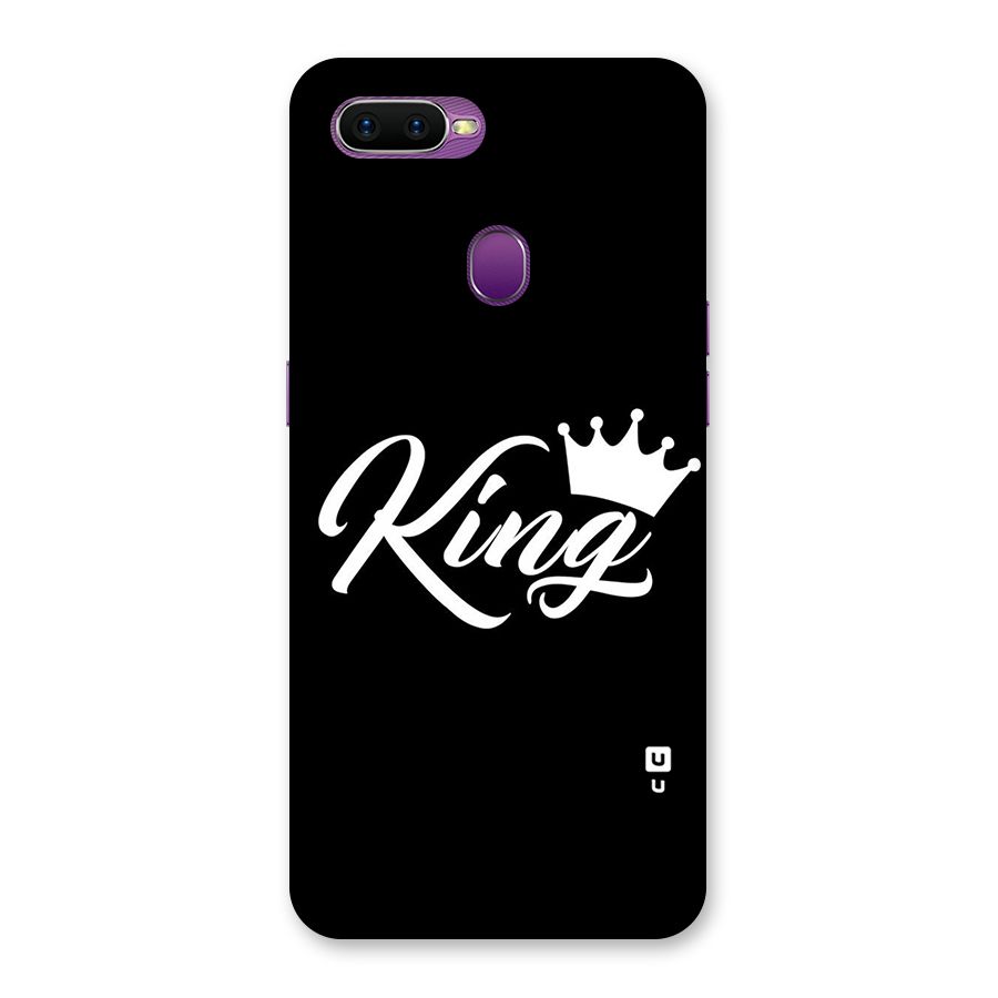 King Crown Typography Back Case for Oppo F9