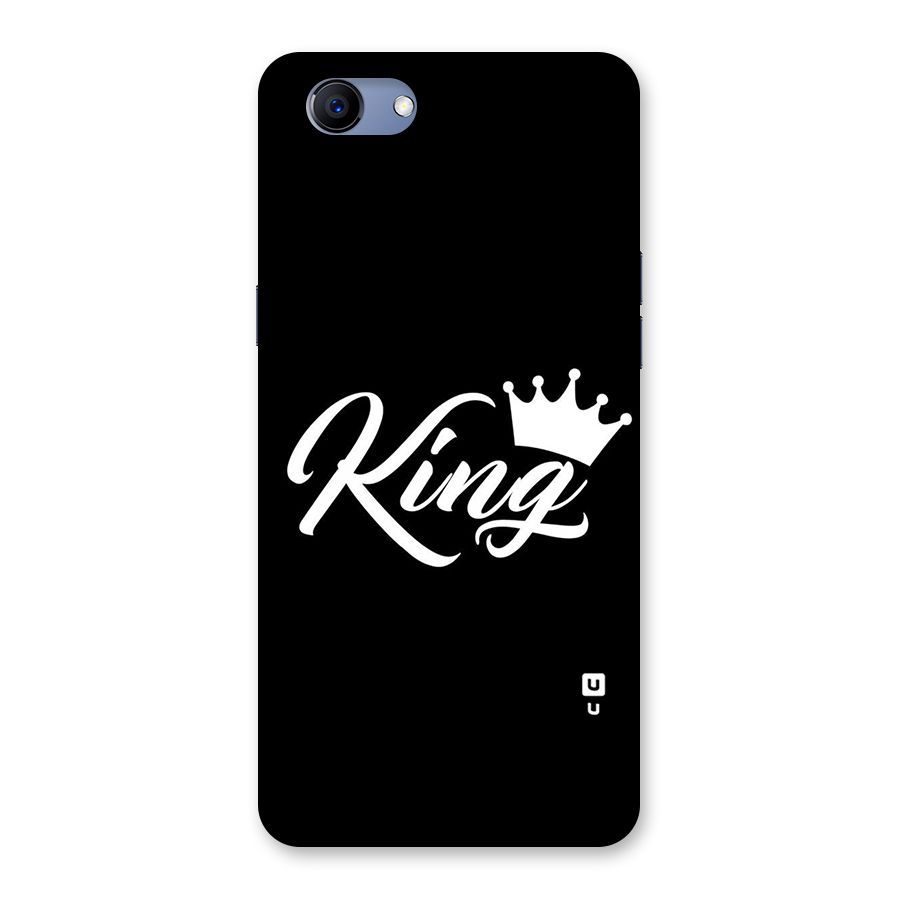 King Crown Typography Back Case for Oppo Realme 1