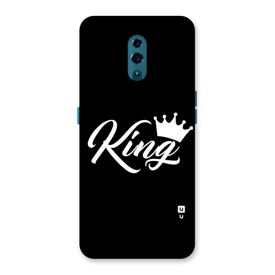 King Crown Typography Back Case for Oppo Reno