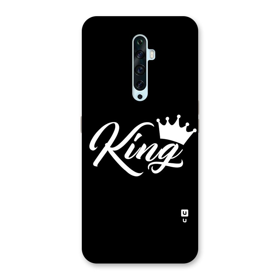 King Crown Typography Back Case for Oppo Reno2 Z