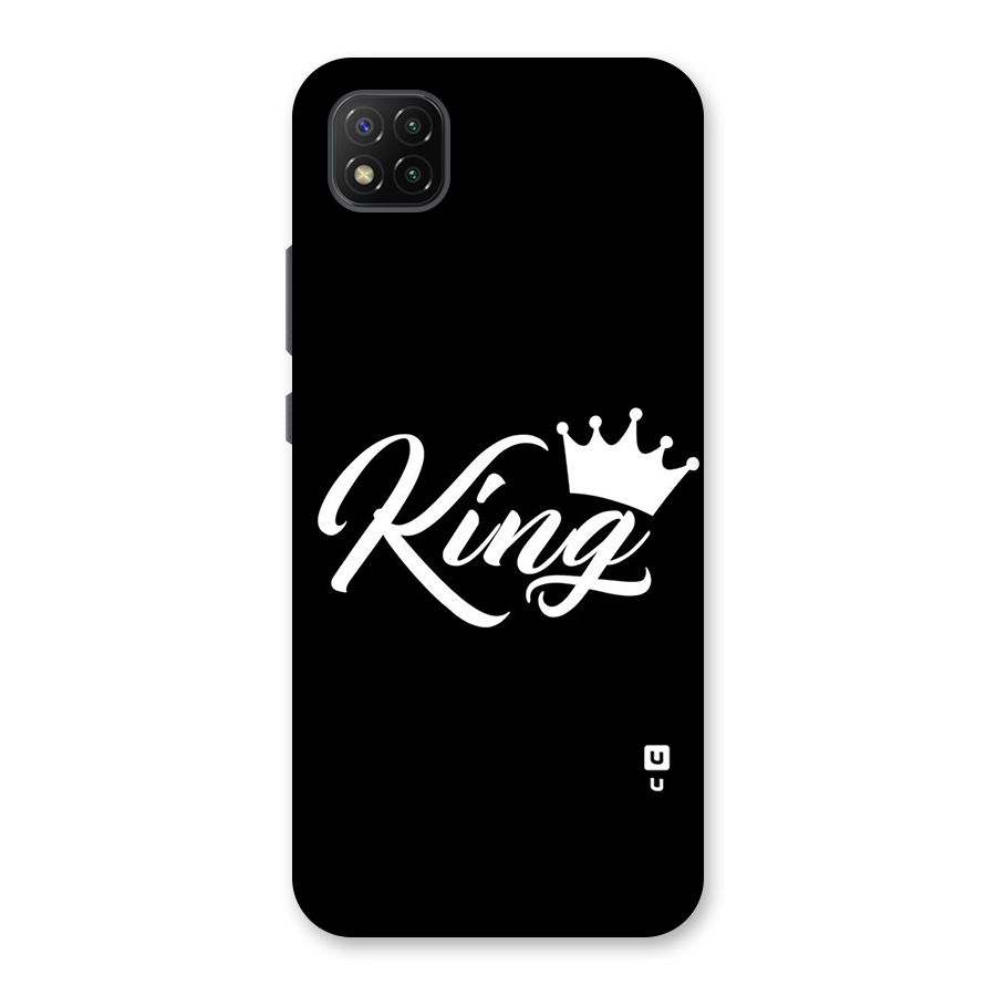 King Crown Typography Back Case for Poco C3