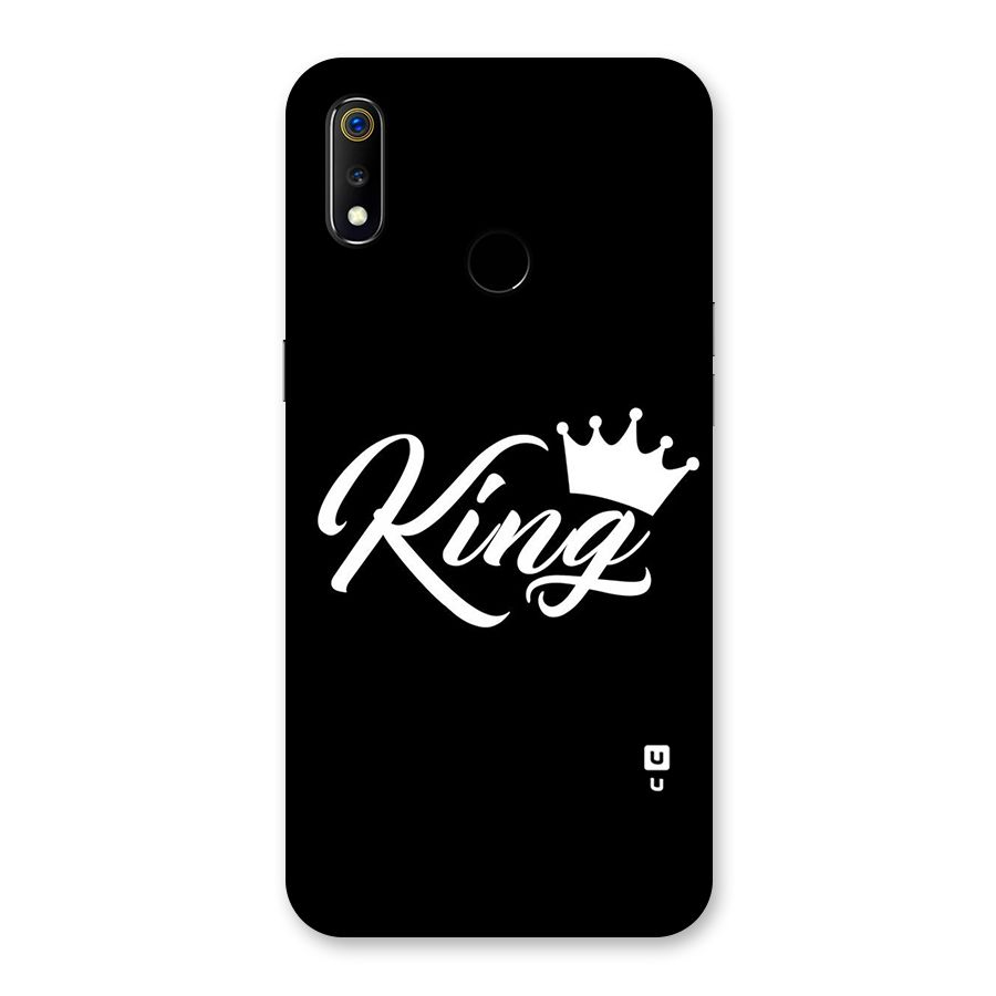 King Crown Typography Back Case for Realme 3