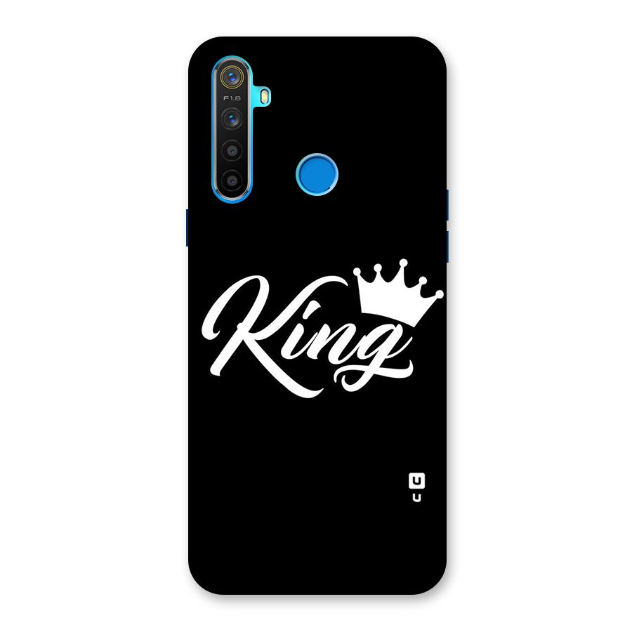 King Crown Typography Back Case for Realme 5s