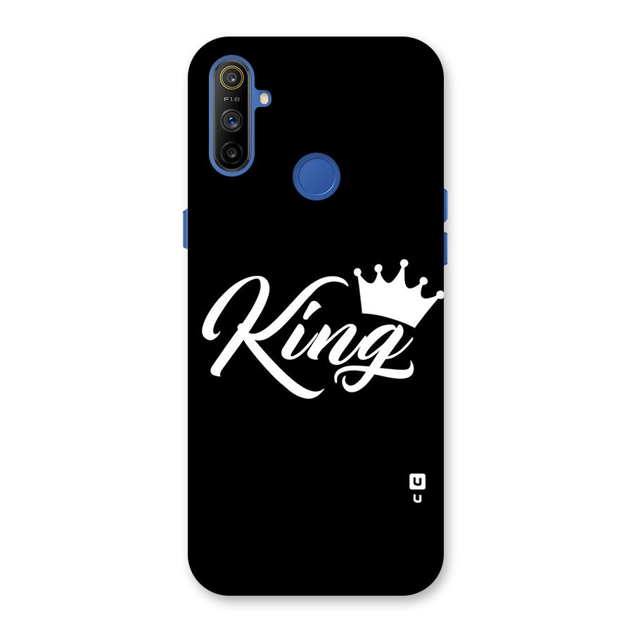 King Crown Typography Back Case for Realme Narzo 10A