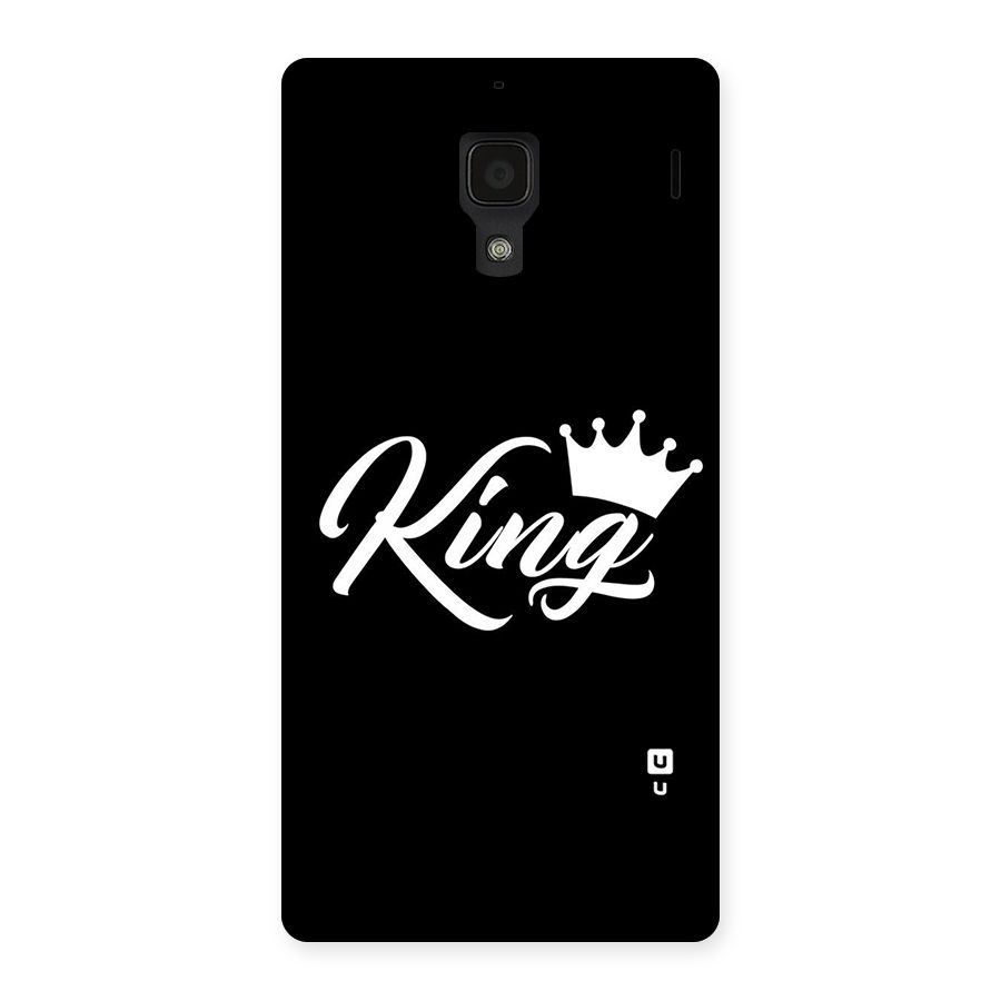 King Crown Typography Back Case for Redmi 1S