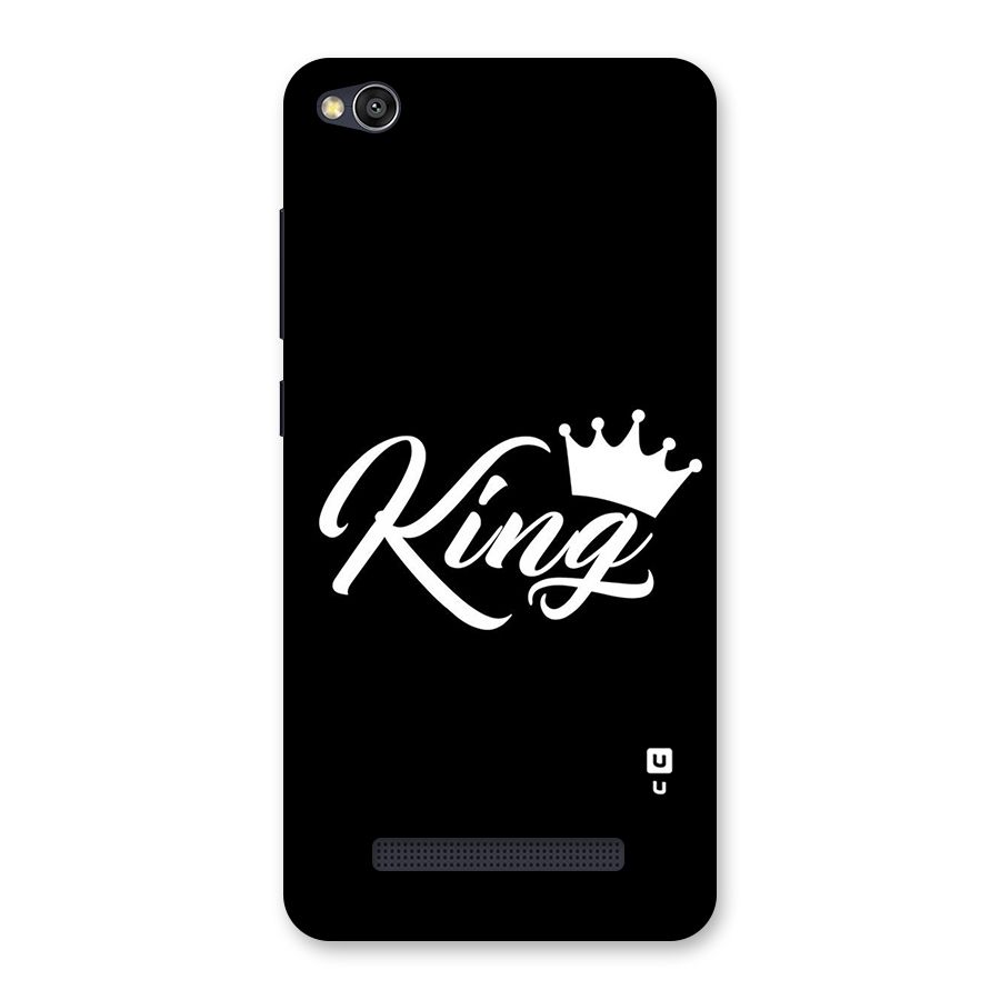 King Crown Typography Back Case for Redmi 4A
