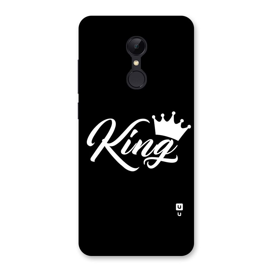 King Crown Typography Back Case for Redmi 5