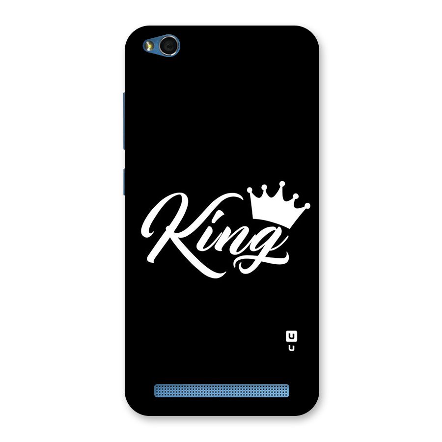 King Crown Typography Back Case for Redmi 5A