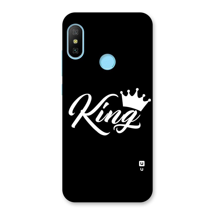 King Crown Typography Back Case for Redmi 6 Pro