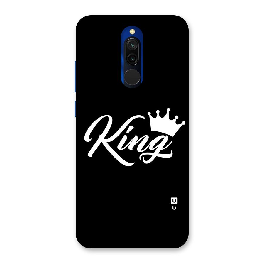 King Crown Typography Back Case for Redmi 8