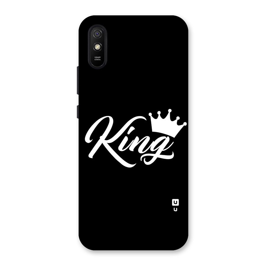 King Crown Typography Back Case for Redmi 9i