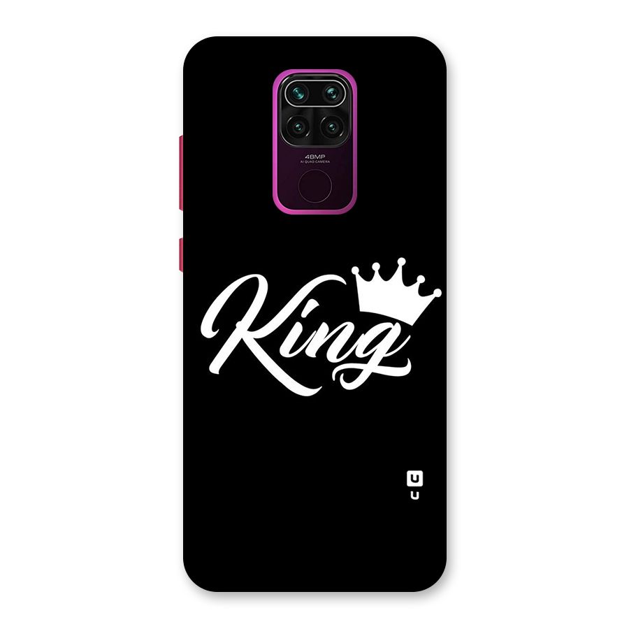 King Crown Typography Back Case for Redmi Note 9