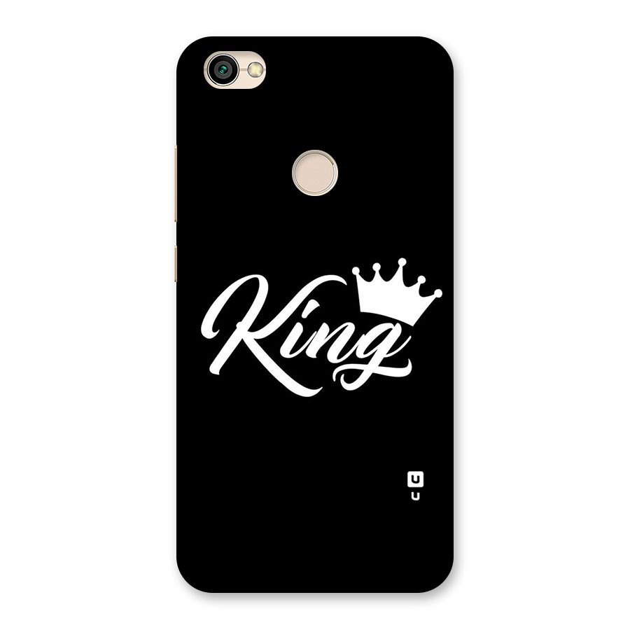 King Crown Typography Back Case for Redmi Y1 2017