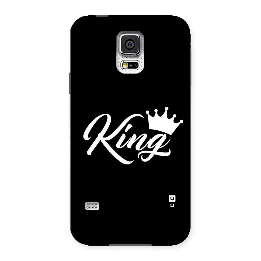 King Crown Typography Back Case for Samsung Galaxy S5