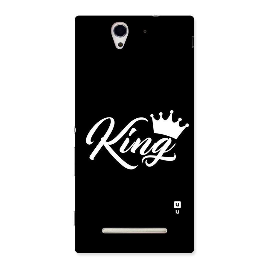 King Crown Typography Back Case for Sony Xperia C3