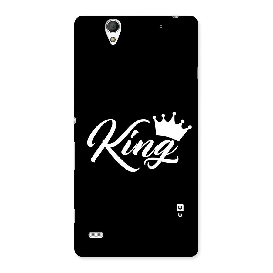 King Crown Typography Back Case for Sony Xperia C4