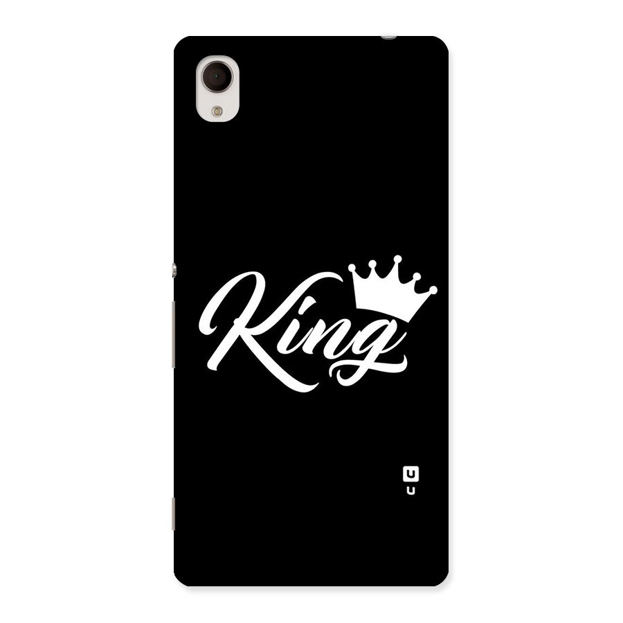 King Crown Typography Back Case for Sony Xperia M4