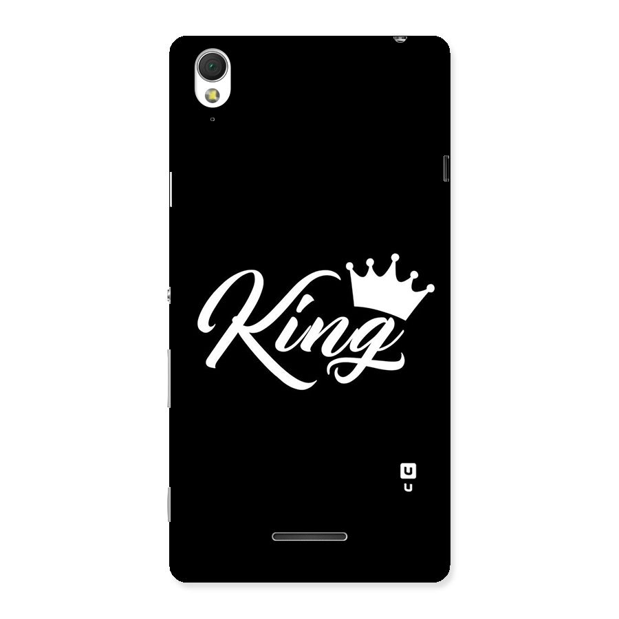 King Crown Typography Back Case for Sony Xperia T3