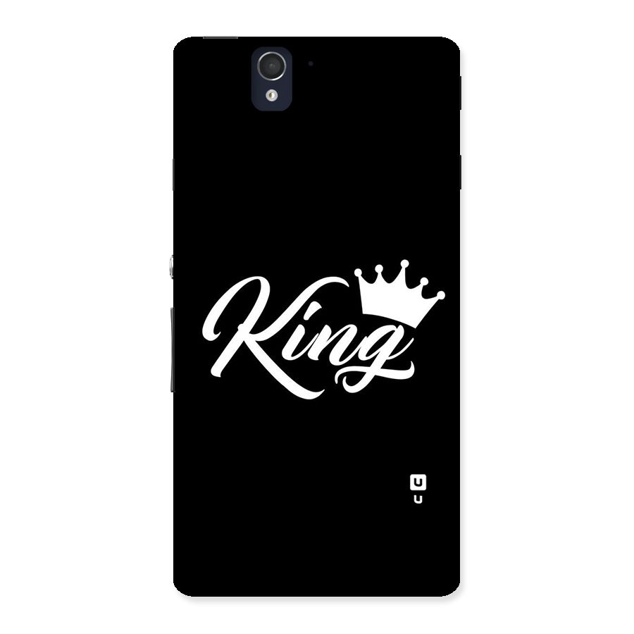 King Crown Typography Back Case for Sony Xperia Z