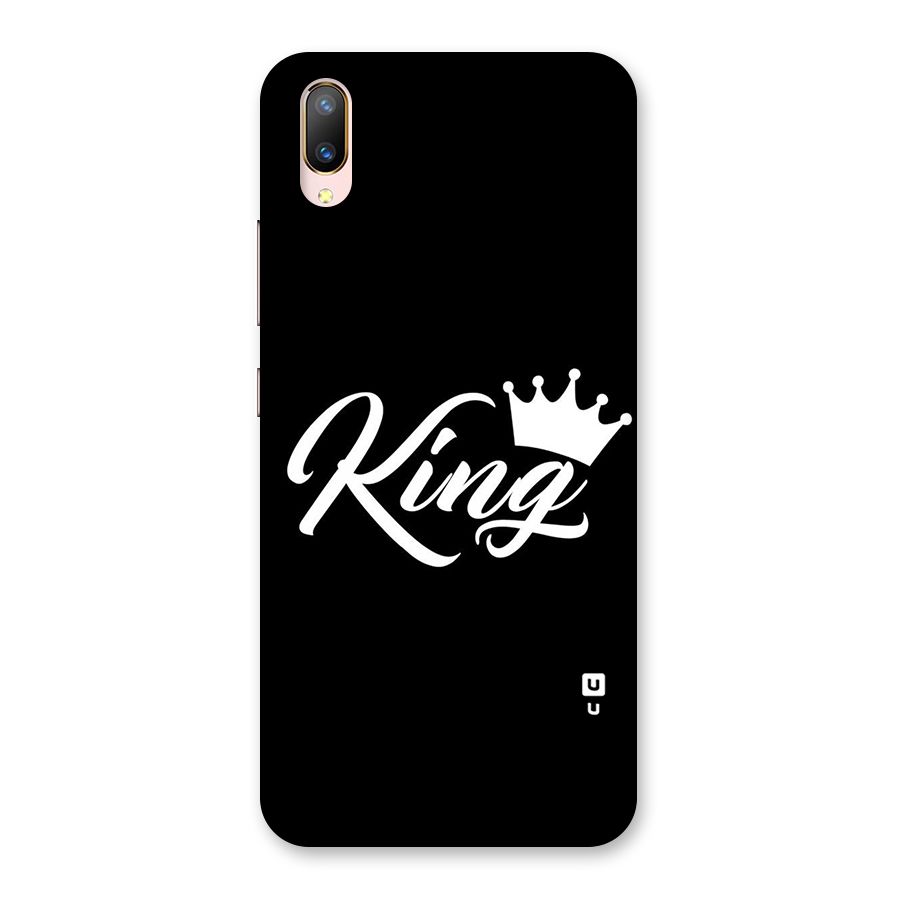 King Crown Typography Back Case for Vivo V11 Pro