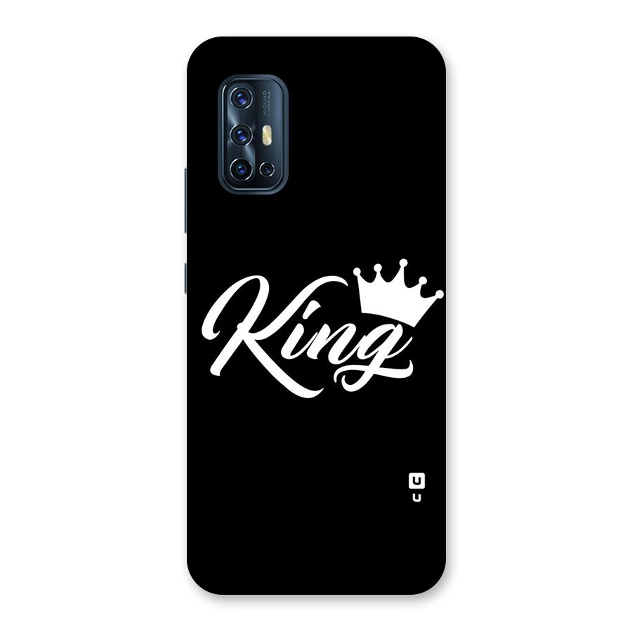 King Crown Typography Back Case for Vivo V17