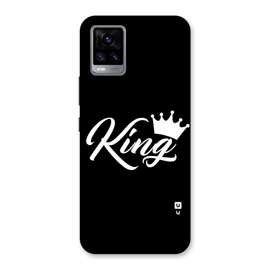 King Crown Typography Back Case for Vivo V20