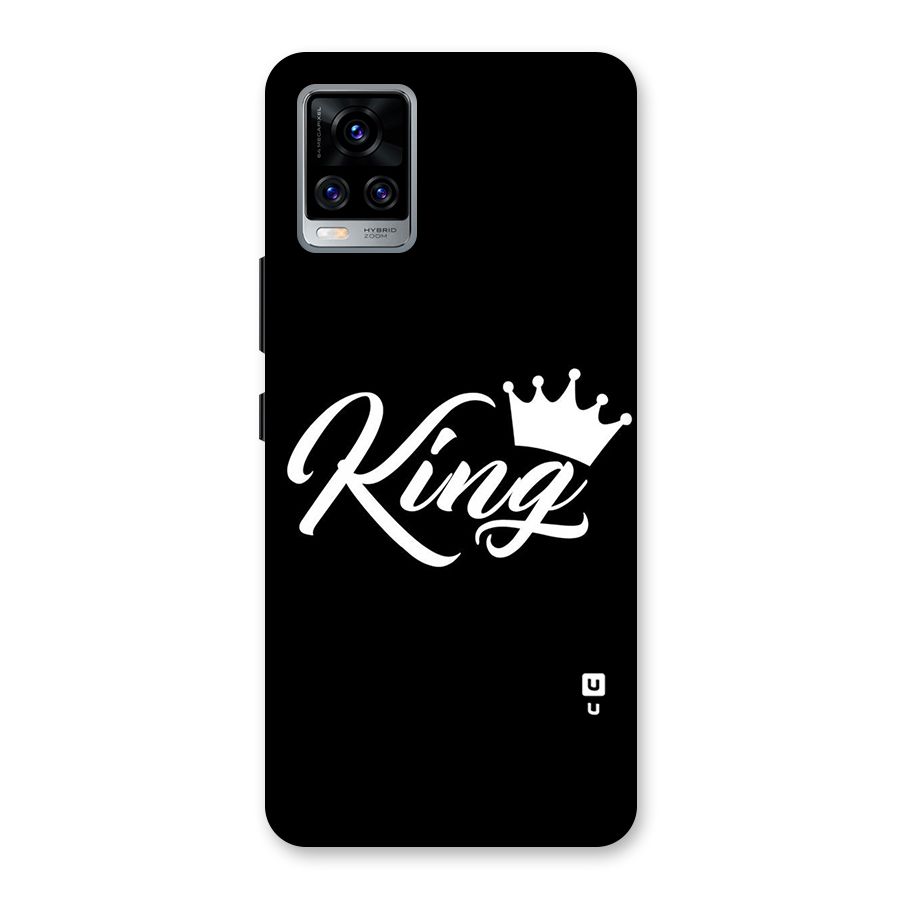 King Crown Typography Back Case for Vivo V20 Pro